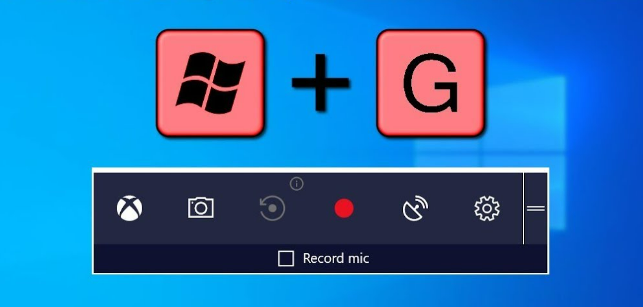 Windows' key + 'G